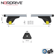 Nordrive Tetőcsomagtartó Audi A3 Sportback 5-ajtós
