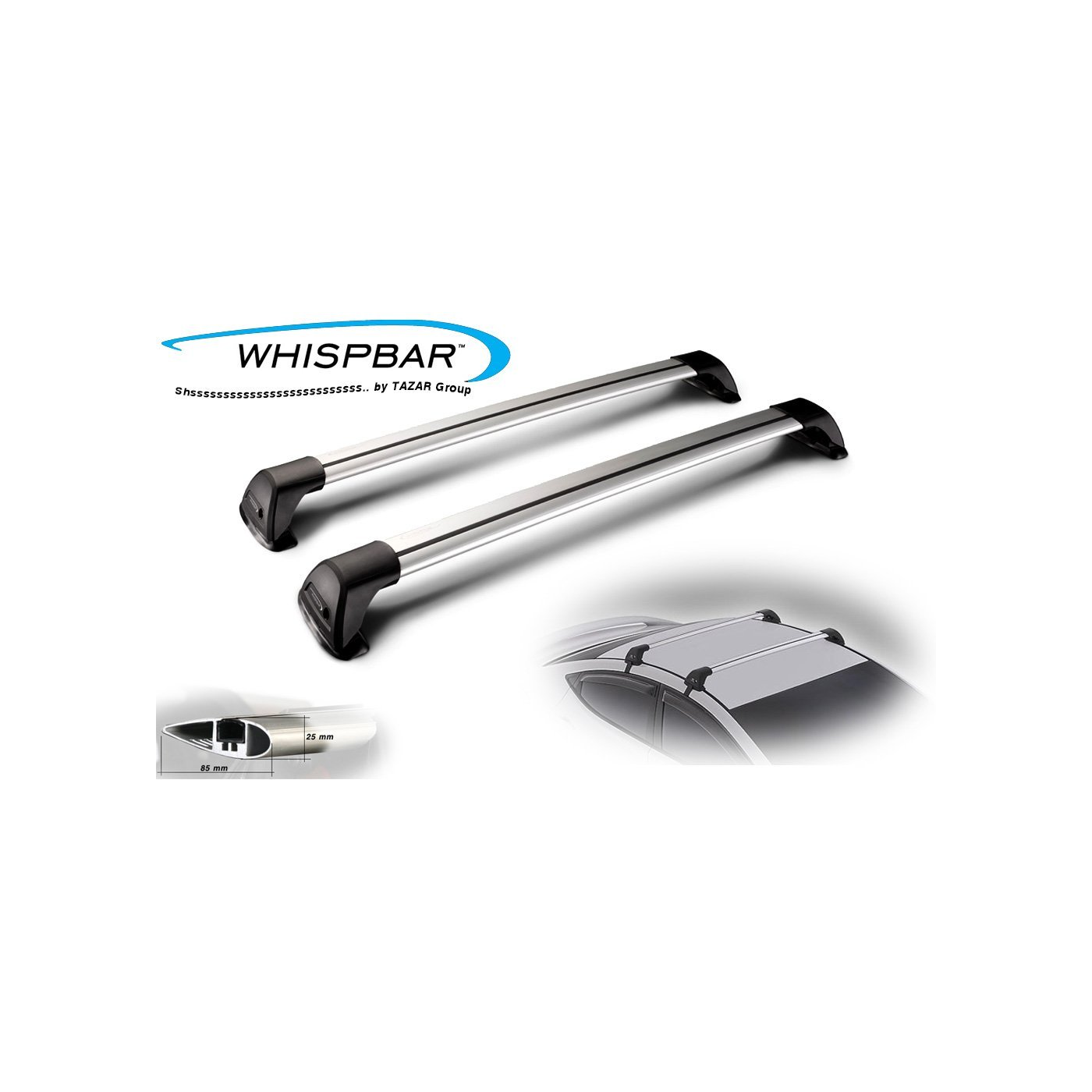 Whispbar Tetőcsomagtartó Citroen C4 HB / Coupé